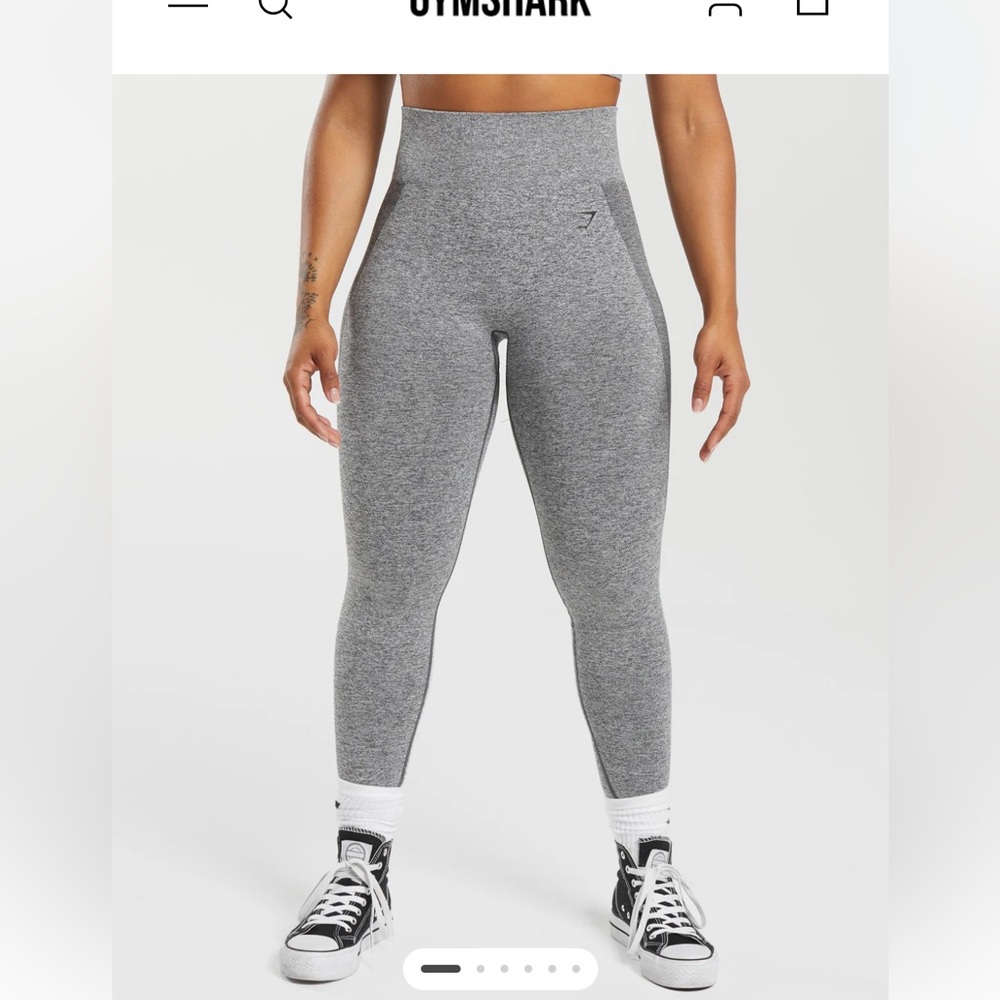 Gymshark Heather Gray Workout Leggings